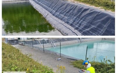 UN BASSIN DE RÉTENTION, DES EAUX ACIDES… ET UNE MISSION QUI SORT DE L’ORDINAIRE
